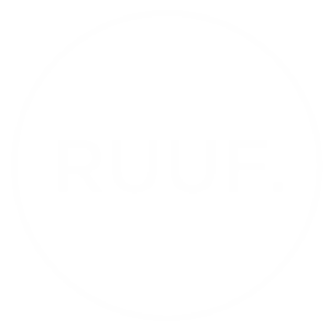 Home ruuf logo valge