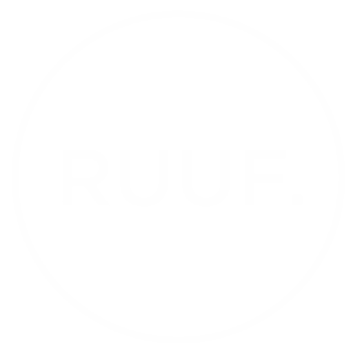 Home ruuf logo valge